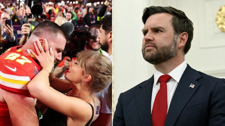 Вице-президент JD Vance предостерегает NFL от возможного фаворитизма в пользу «Канзас-Сити Чифс» после помолвки Трэвиса Келси и Тейлор Свифт
