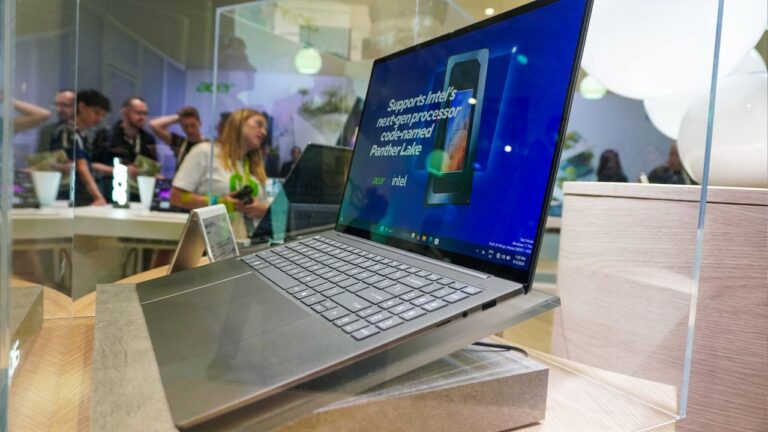 Впервые вживую: новый ноутбук на базе Intel Panther Lake впечатляет своим дизайном и возможностями