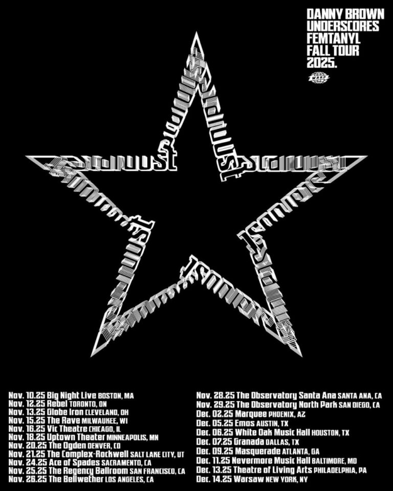 Danny Brown готовится к новому альбому и турне по США в 2025 году