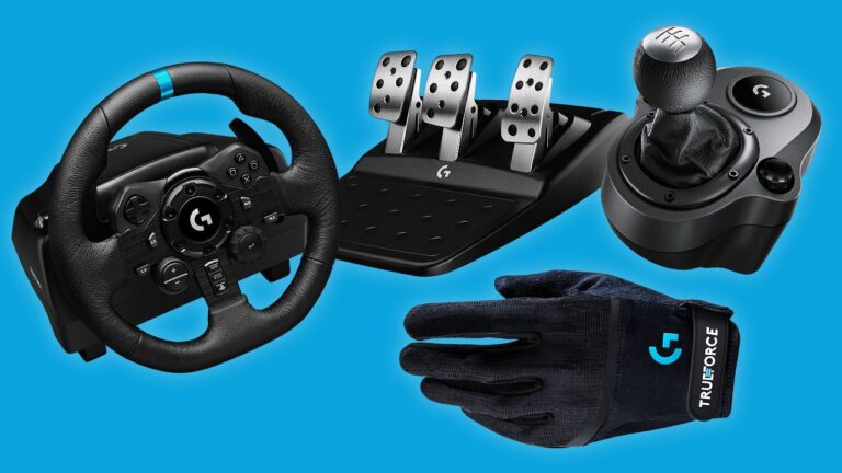 Огромная распродажа: почти 50% скидки на гоночный комплект Logitech G923 с бесплатным переключателем и аксессуарами