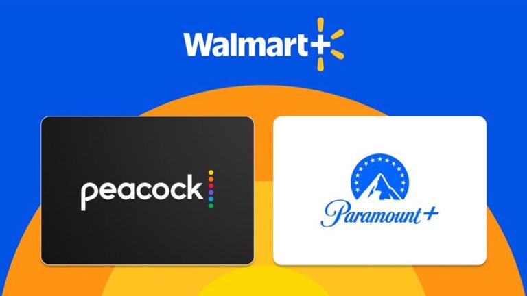 Бесплатные подписки на Paramount Plus или Peacock для подписчиков Walmart Plus — старт уже скоро
