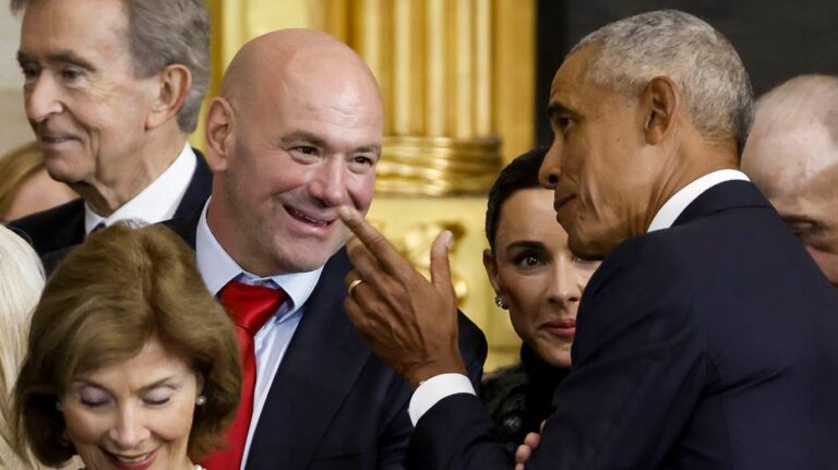 Дана Уайт рассказал о разговоре с Обамой на инаугурации Трампа