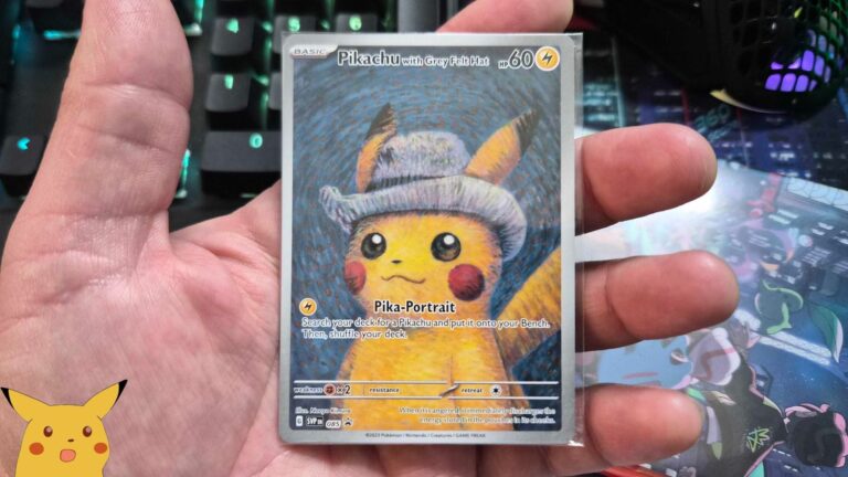 Уникальная карта Pokémon с изображением Пикачу в сером фетровом шляпе достигла стоимости более 1000 долларов и продолжает расти