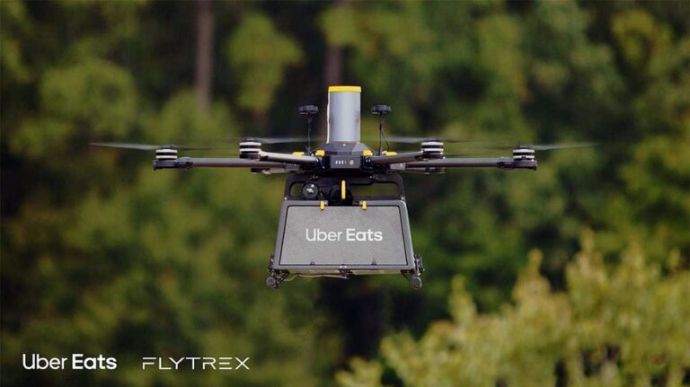 Uber Eats внедряет доставку еды с помощью дронов — будущее уже рядом