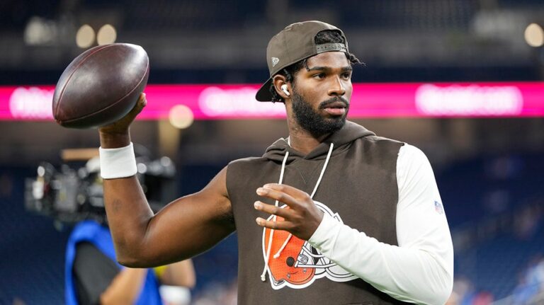 Browns назначили Шедиура Сандерса резервным квотербеком после обмена Джо Флэкко в Бенгальс