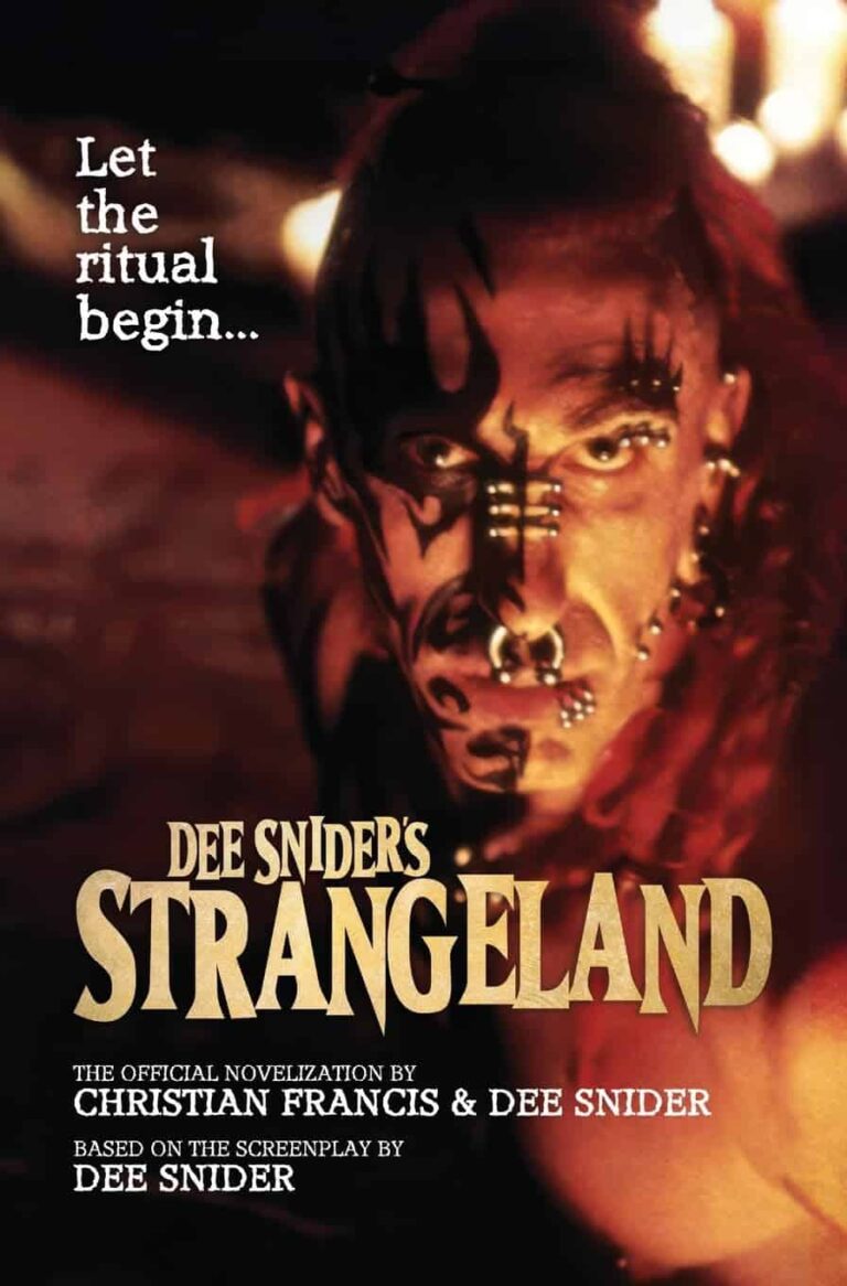 Новая книга по мотивам культового фильма Dee Snider — «Strangeland» в жанре роман