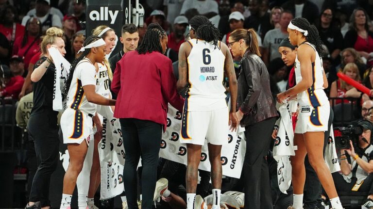 Звезда Indiana Fever Келси Митчелл раскрывает о медицинской опасности и ощущении онемения во время финала
