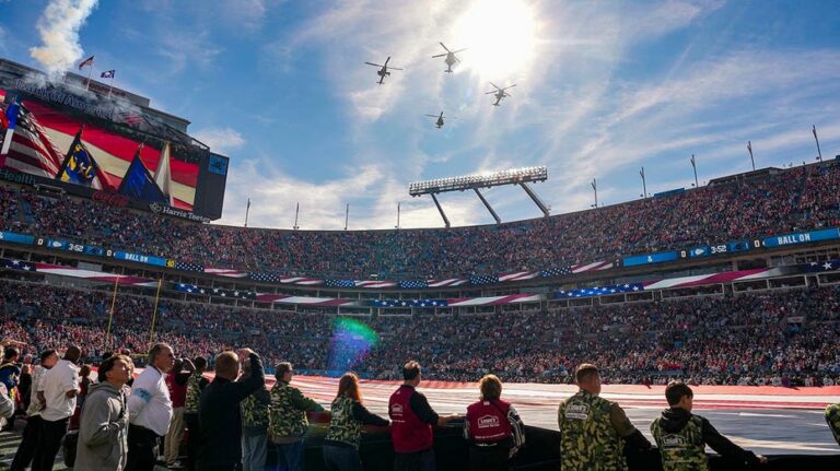Пентагон отменяет военные мероприятия во время «Salute to Service» NFL из-за закрытия правительства