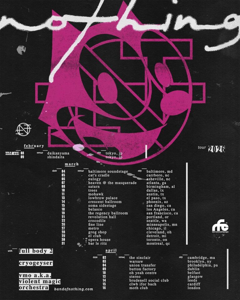 Nothing анонсировали тур по Северной Америке на 2026 год и представили новый трек «Purple Strings»