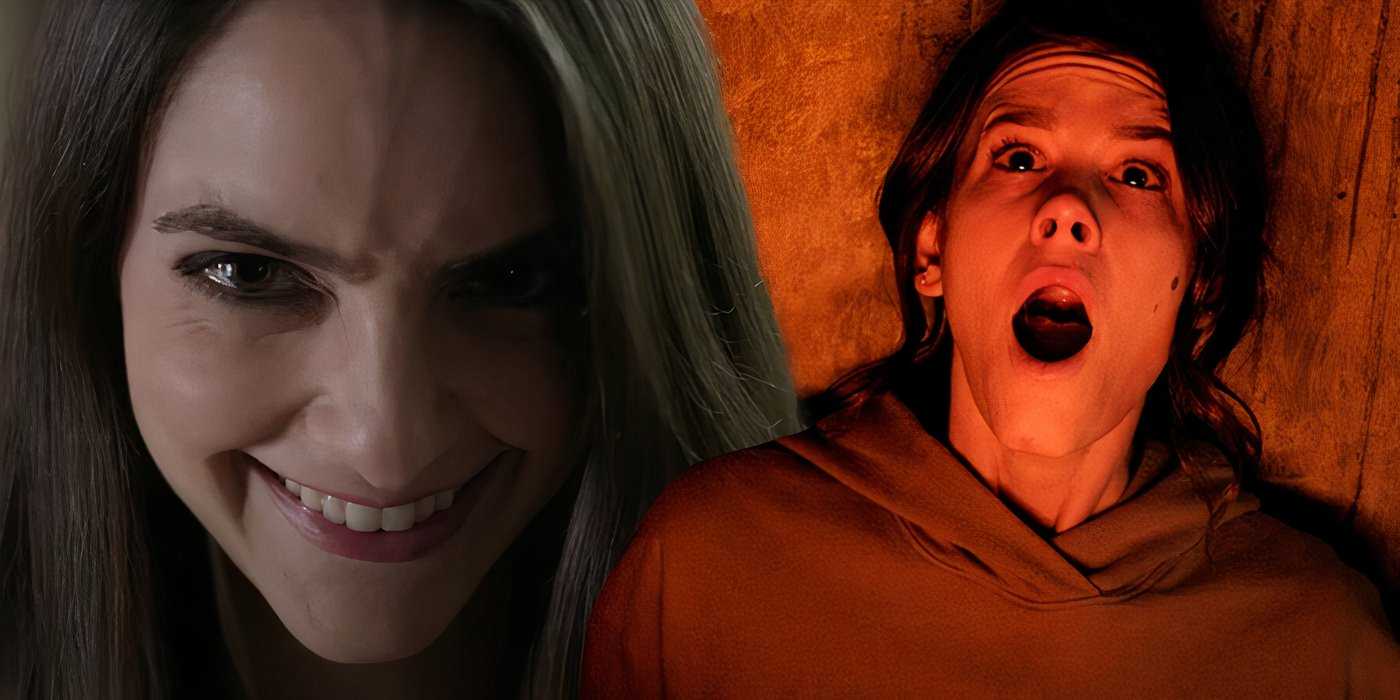 Коллаж с улыбающимся человеком и кричащей Роуз в Smile