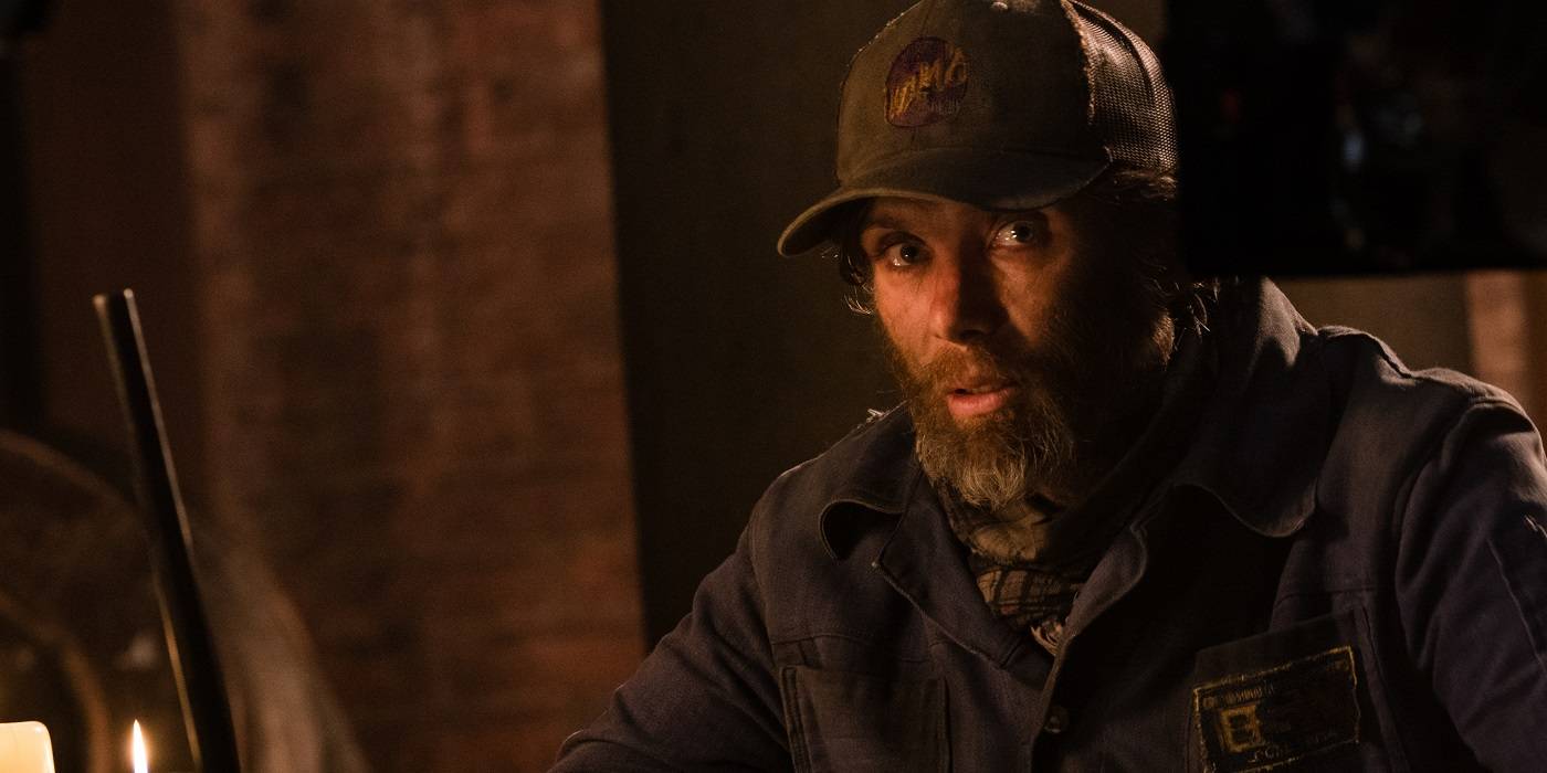 Киллан Мерфи в роли Эммета в сцене из A Quiet Place Part II.