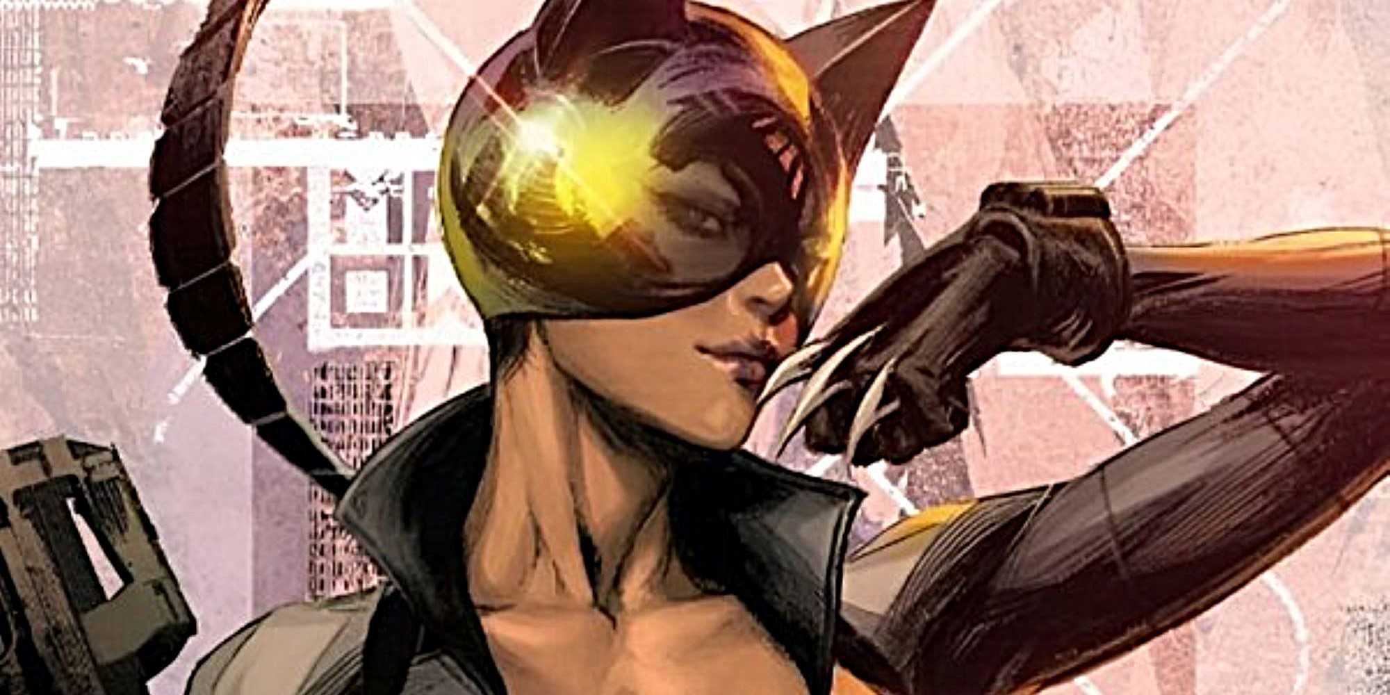 Absolute Batman #13 variant cover catwoman with catwoman holding up one hand