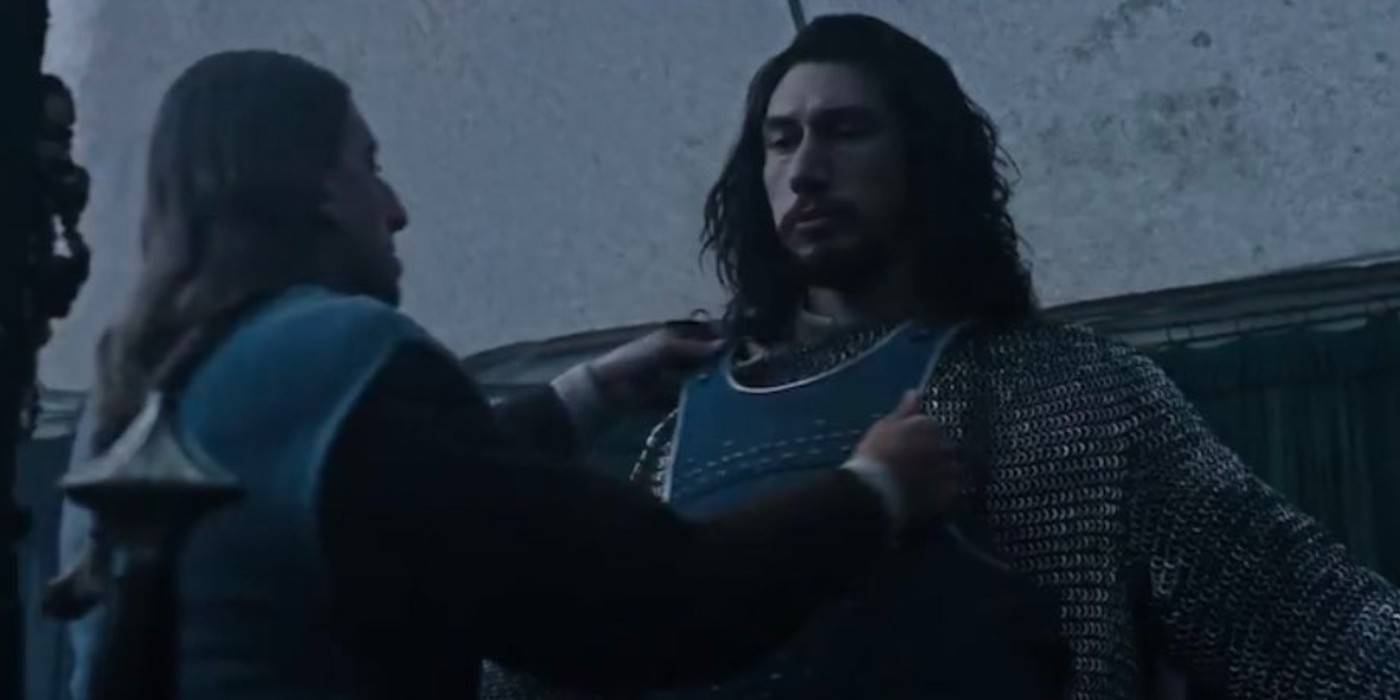 Адам Драйвер в фильме "Последний дуэль"