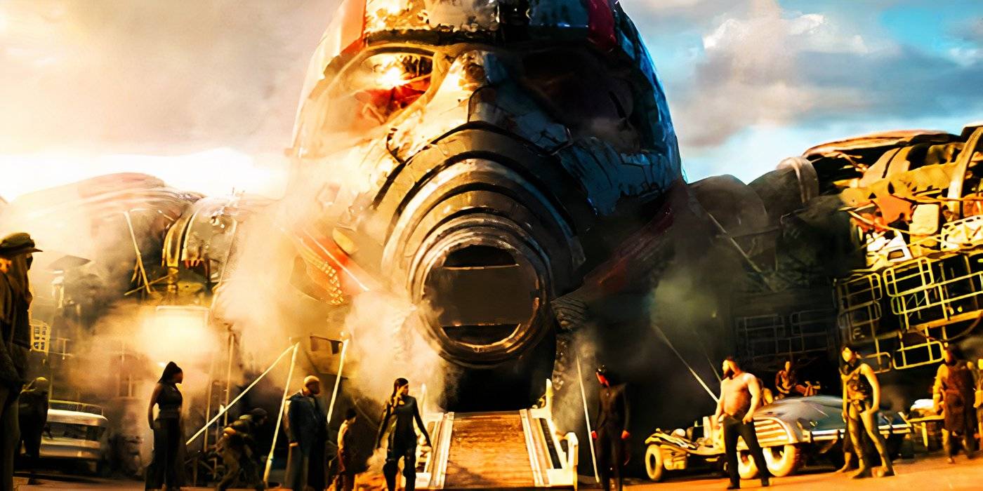 Голова Ант-Мэна в качестве базы Кассандры Новы в Пустоте в Deadpool & Wolverine