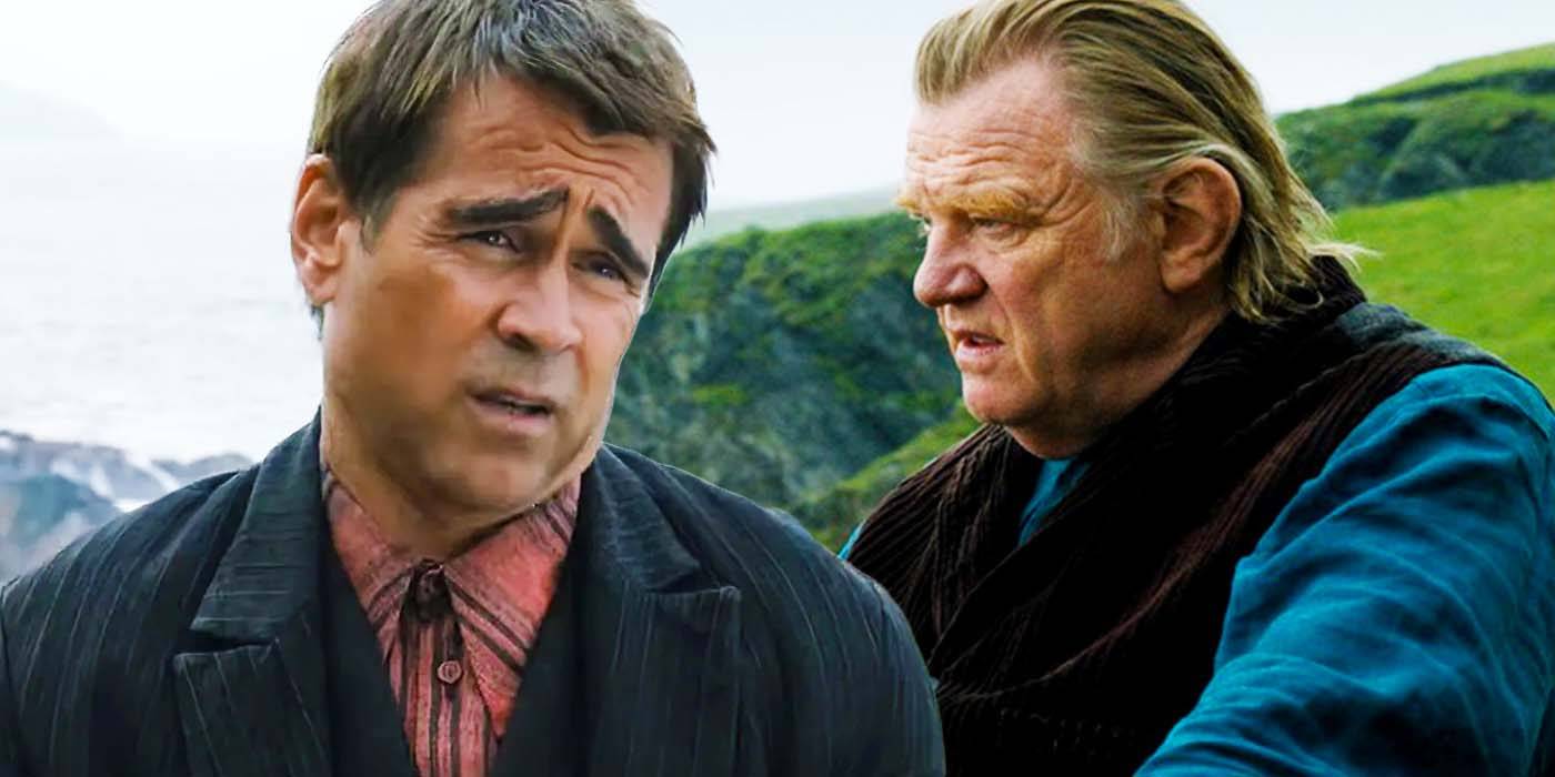 Бэнши из Инишерин: Колин Фаррелл и Брендан Глисон