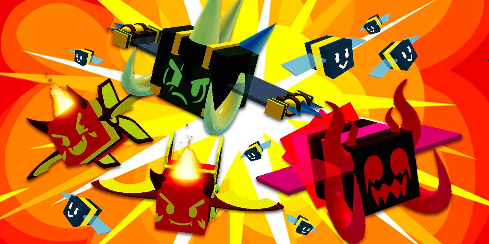 Пчелы из Roblox Bee Swarm Simulator