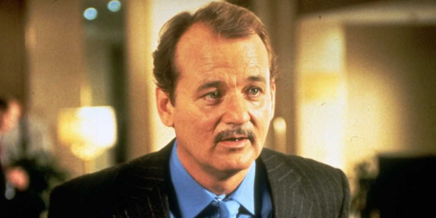 Билл Мюррей в роли Германа Блума в костюме в фильме "Rushmore"