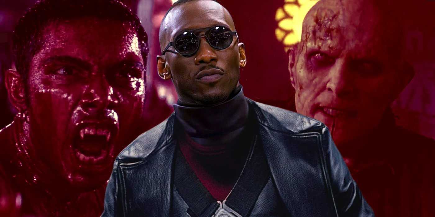 Mahershala Ali перед вампирами из фильмов "Blade"