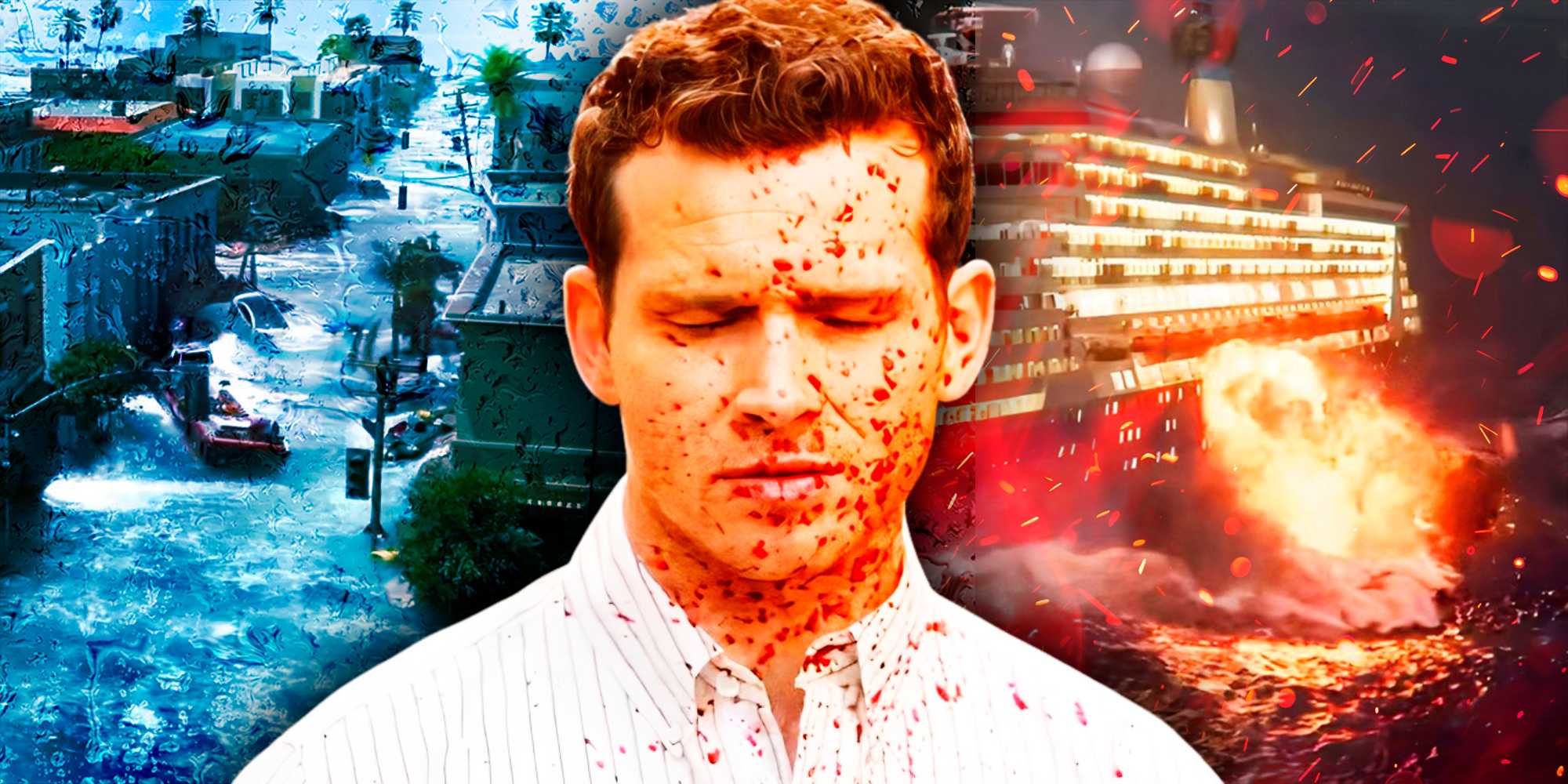 Бак из "9-1-1" с некоторыми катастрофами в сериале