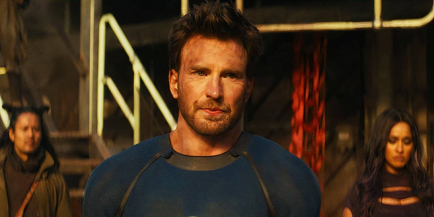 Крис Эванс в роли Джонни Сторм в фильме "Дедпул и Уолкинг"