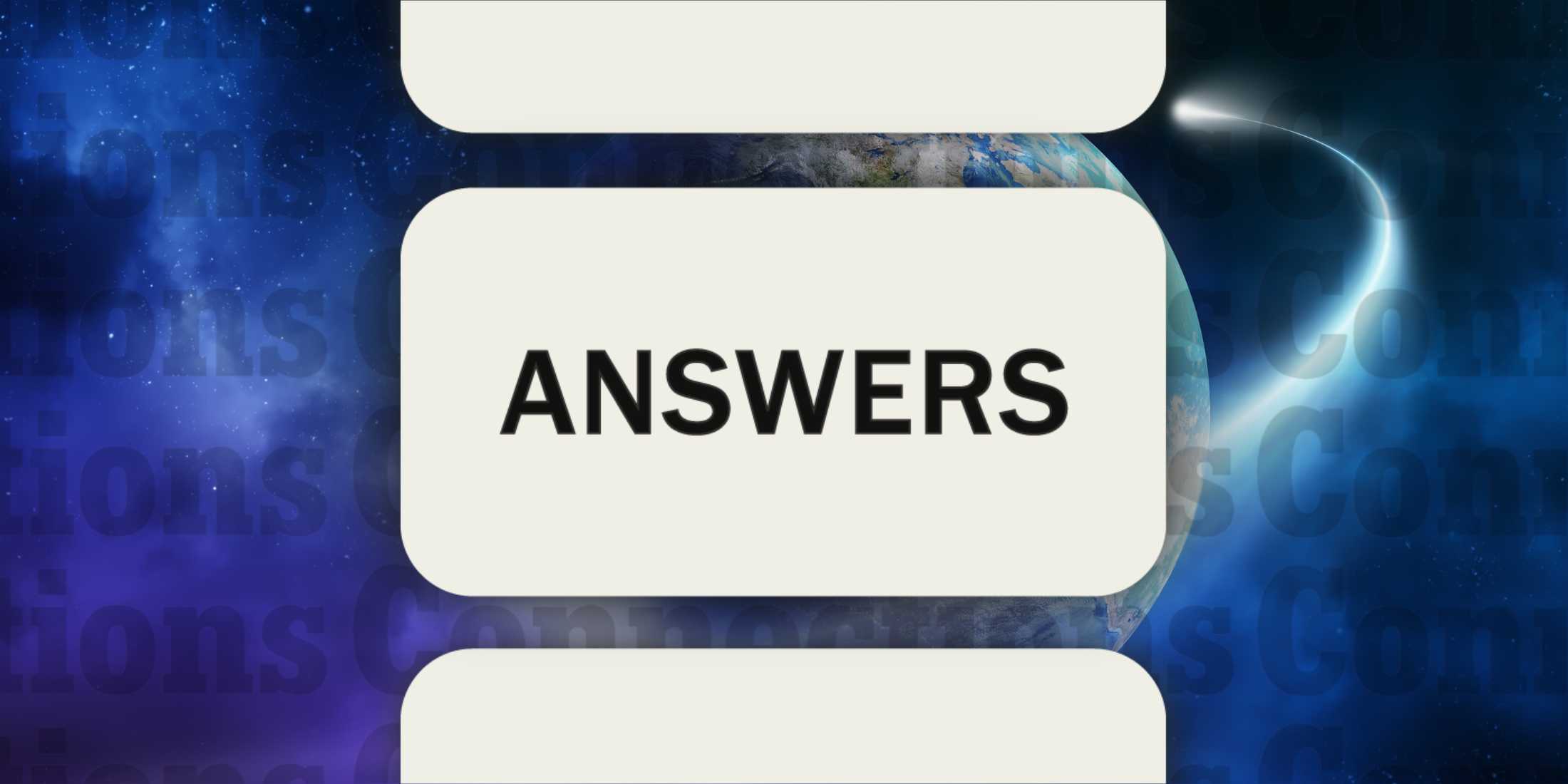 eARTH IN Connections Ответы 24 марта