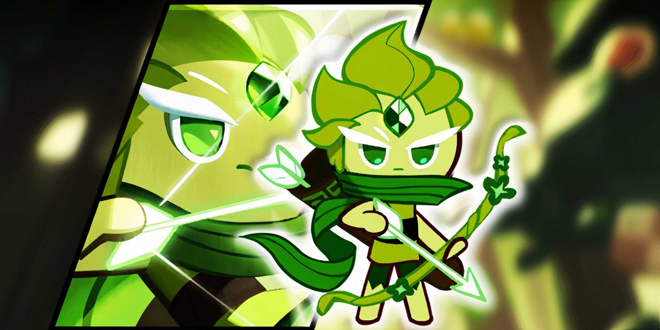 Cookie Run Kingdom Wind Archer Cookie Arena Portrait and Sprite
