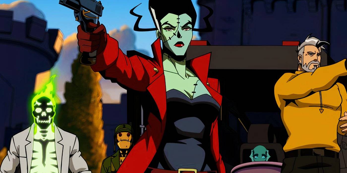 Creature Commandos сражаются с оружием в Creature Commandos