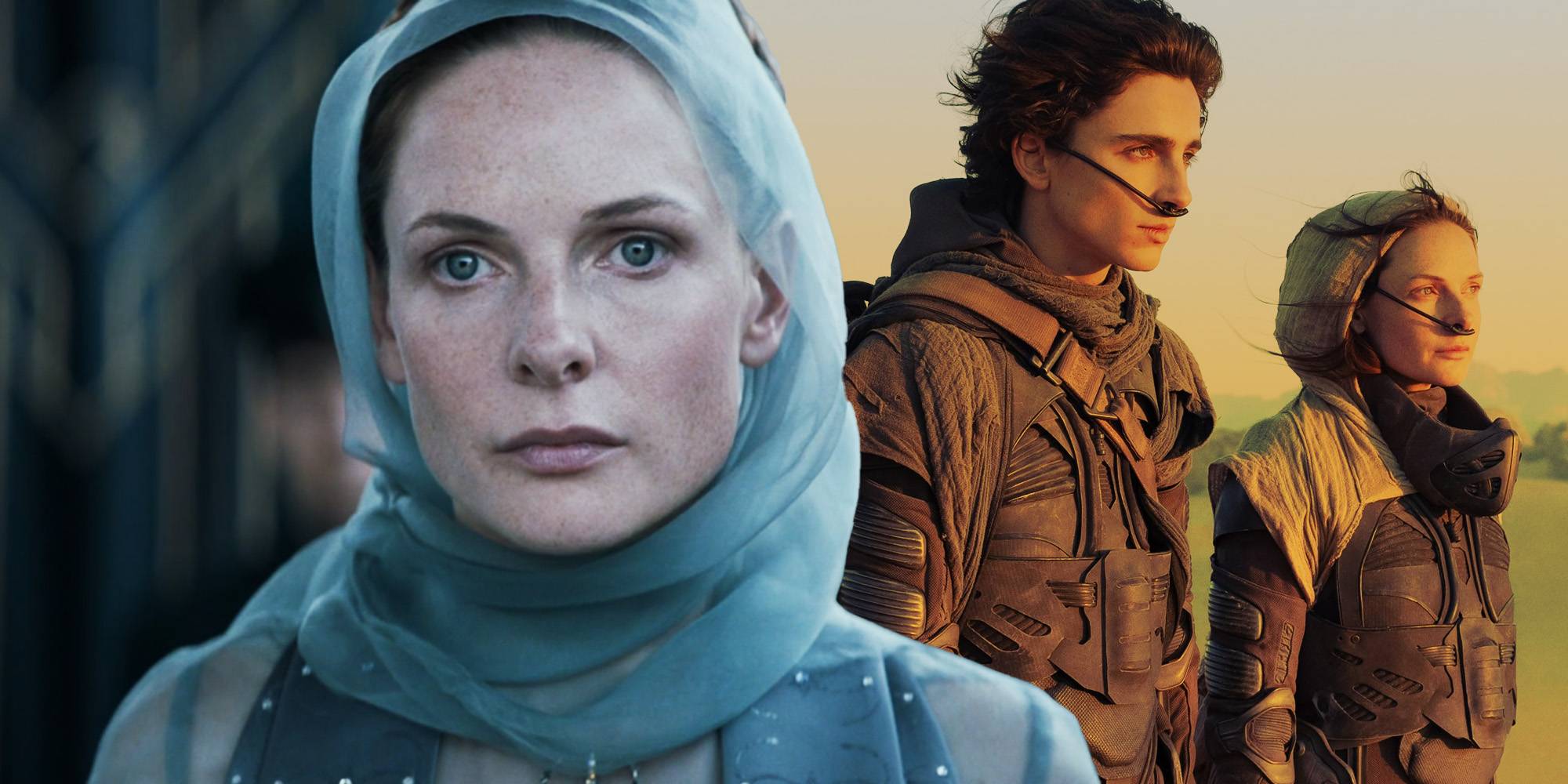 Леди Джессика и Пол Атрейдис смотрят в "Дюну".