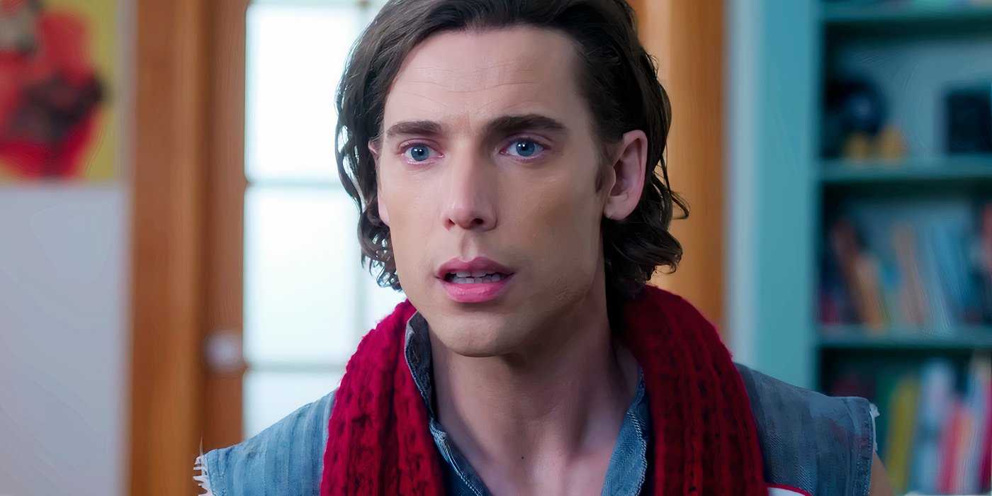 Дстин Миллиган в роли Джека, удивленный в "Hot Frosty"