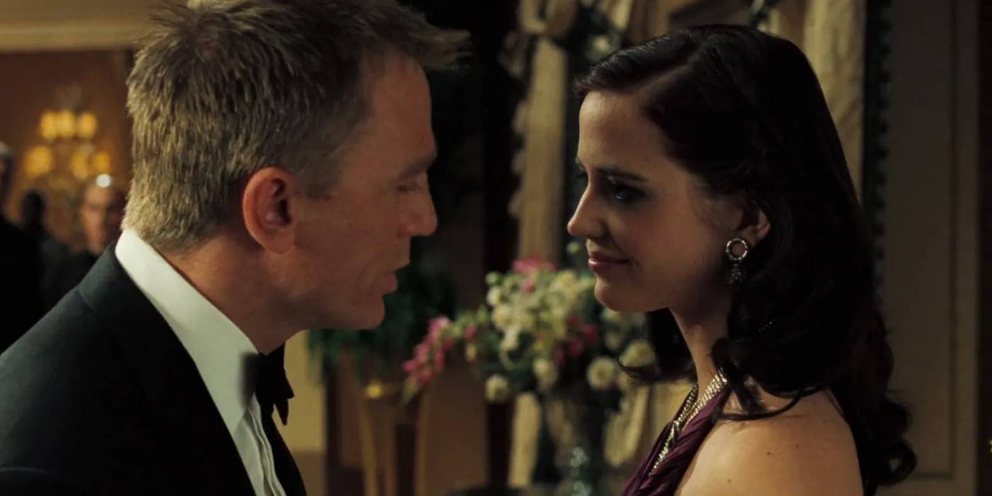 Эва Грин и Дэниел Крейг в Казино Ройал