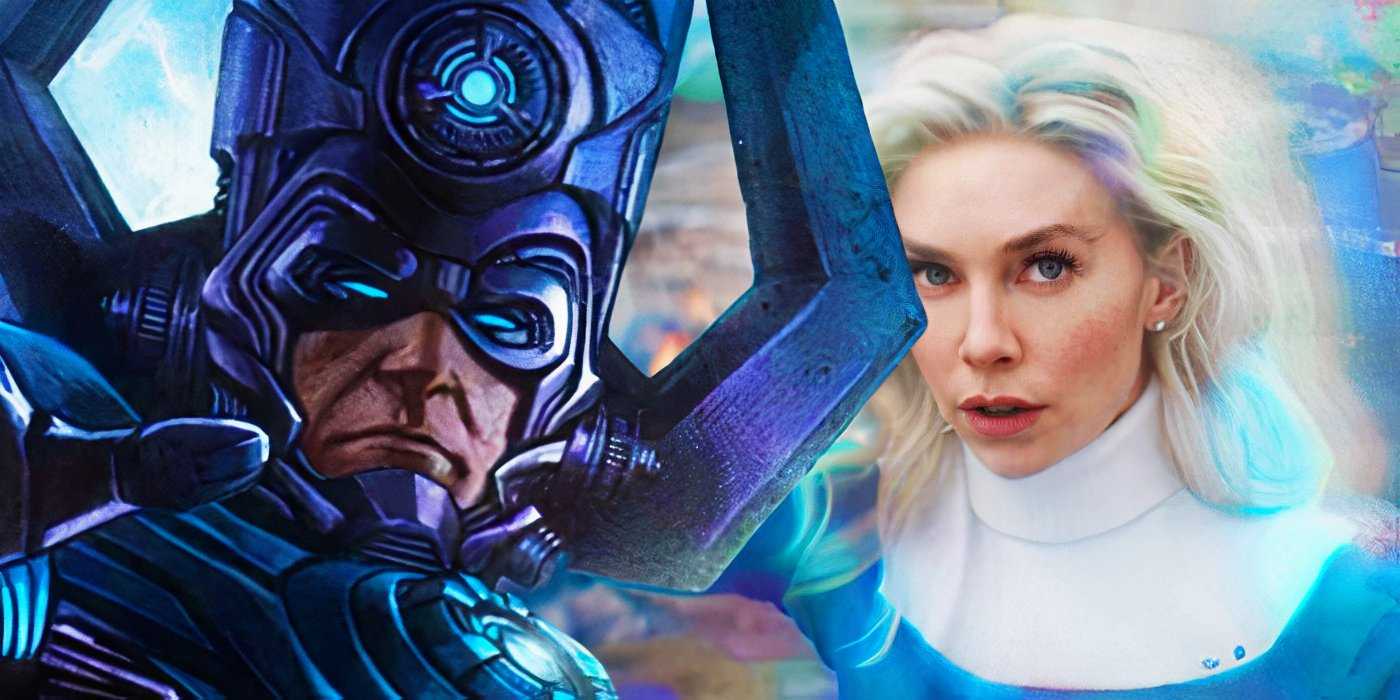 Галактус в комиксах Marvel и Сью Шторм в "Фантастическая четверка: Первые шаги"