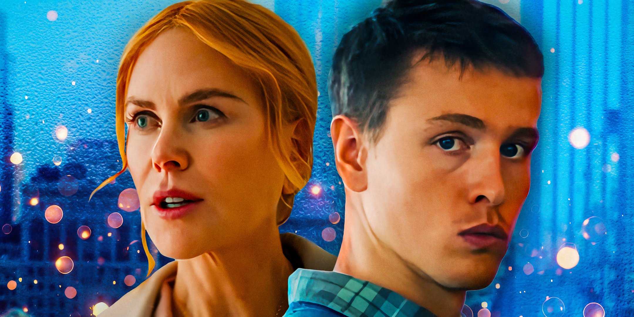 Коллаж с Николь Кидман в роли Роми и Гарриса Дикинсона в роли Самуэля в Babygirl