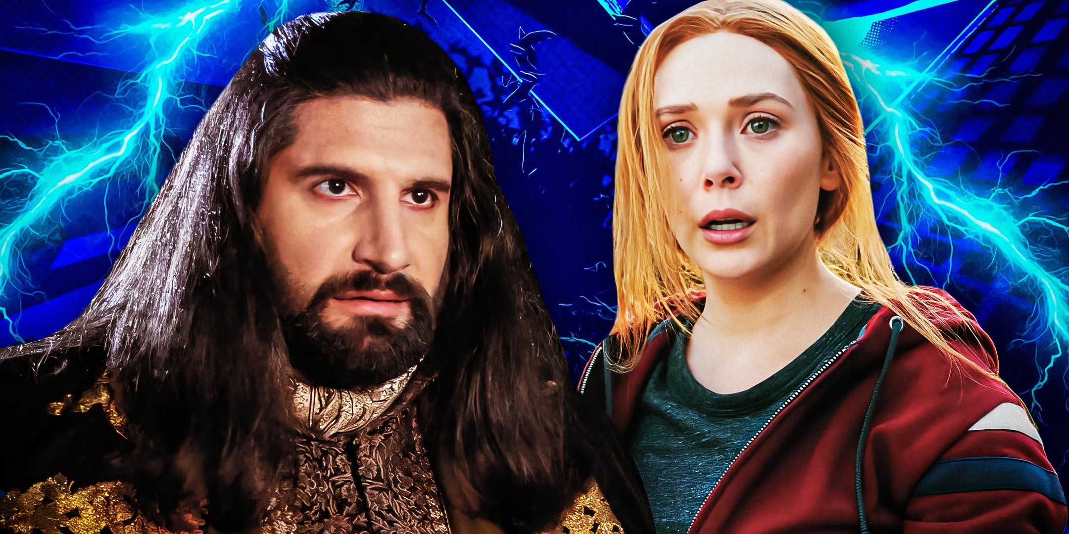 Изображения из "WandaVision" и "What We Do in the Shadows"