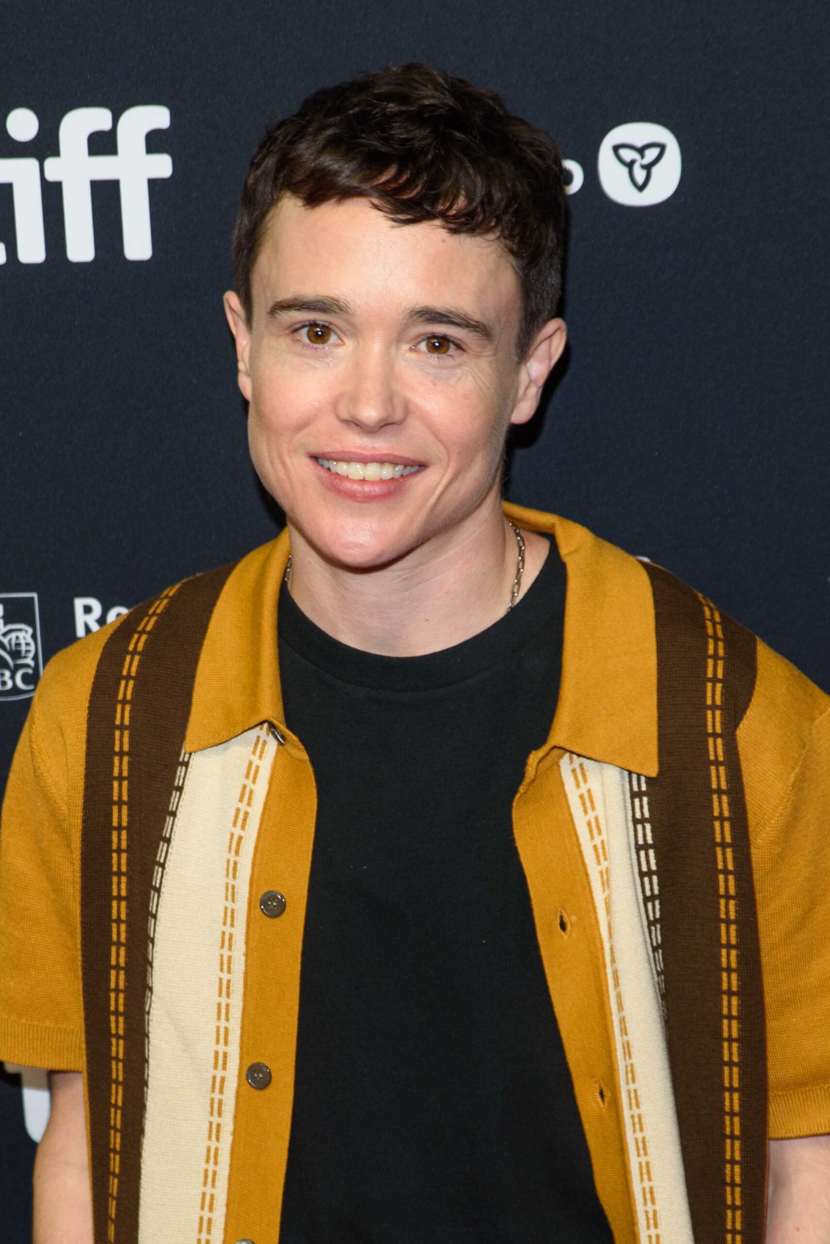 Фото Эллиота Пейджа на премьере фильма "Backspot" на 48-м Торонтском международном кинофестивале.