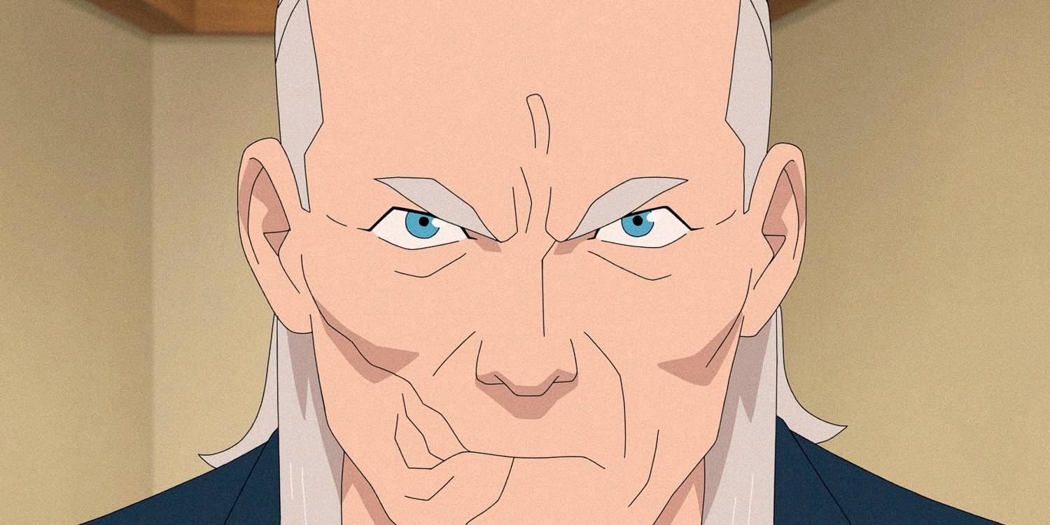 Силь Вест, выглядящий обеспокоенным крупным планом в Invincible