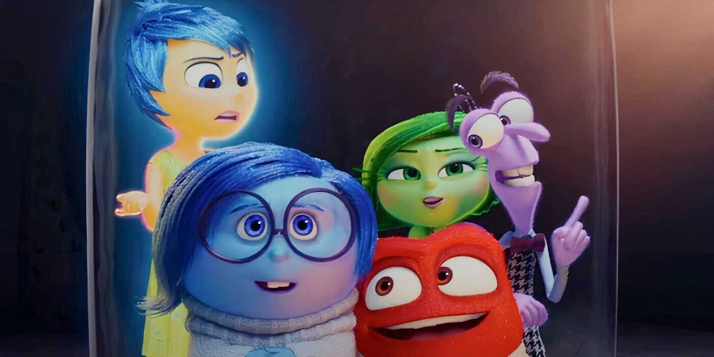 Радость, Грусть, Злость и Страх вместе в Inside Out 2