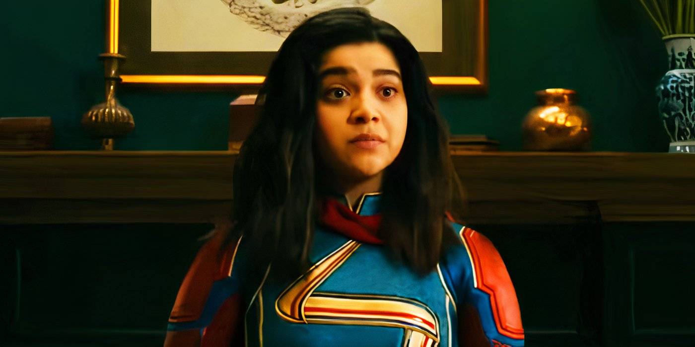 Камала Хан, разговаривающая со своей семьей в *The Marvels*