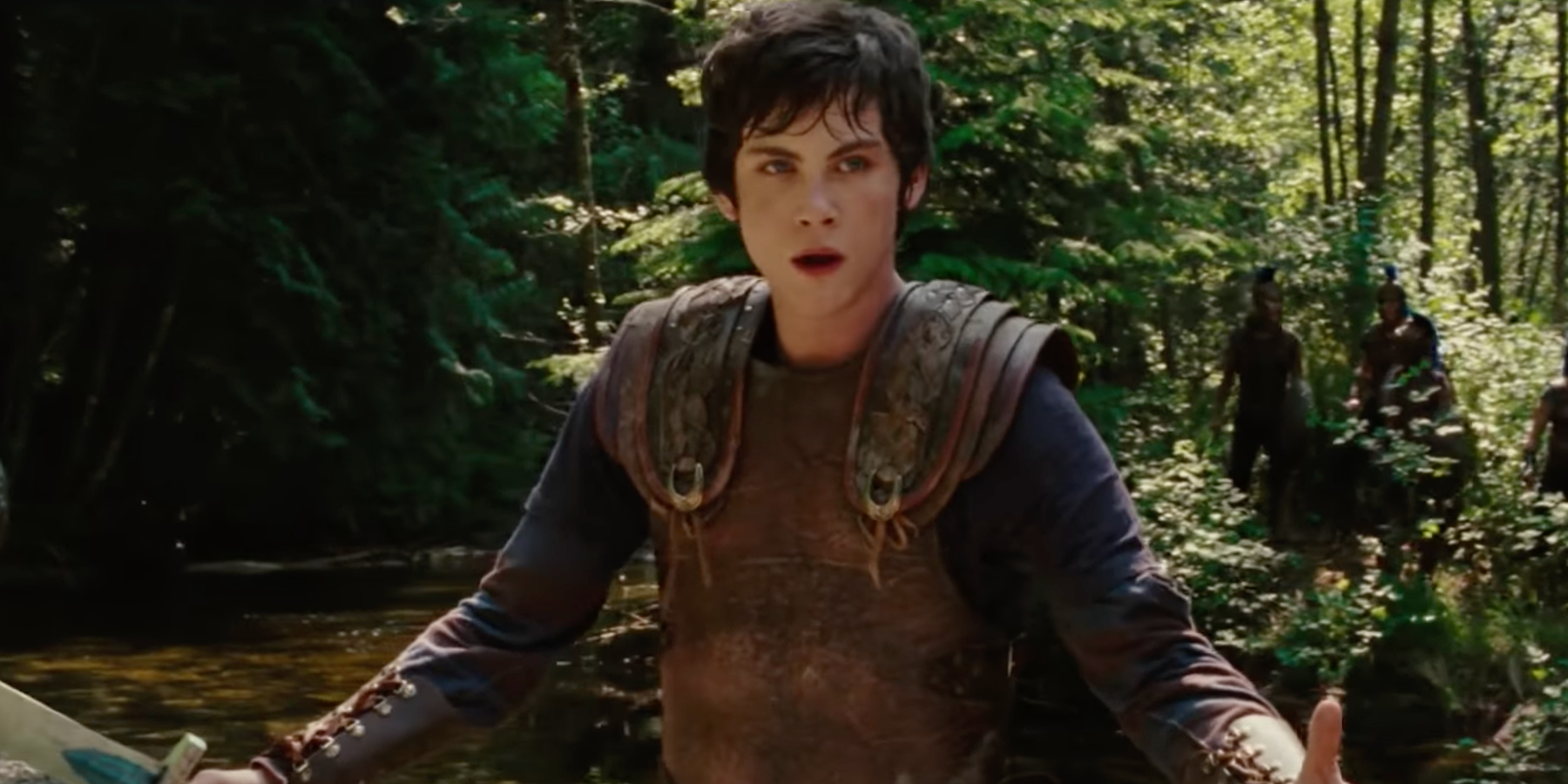 Логан Лерман в роли Перси Джексона