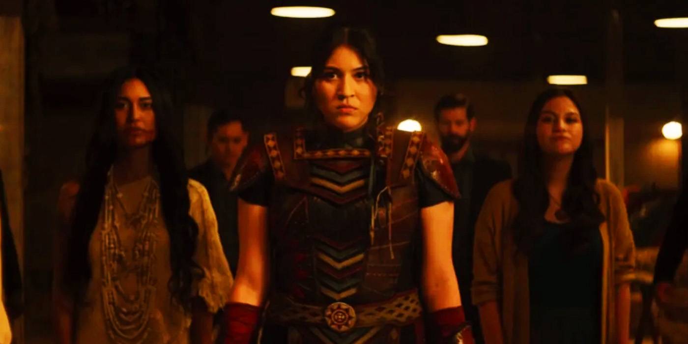 Майя Лопес со своими предками в финале "Эхо"