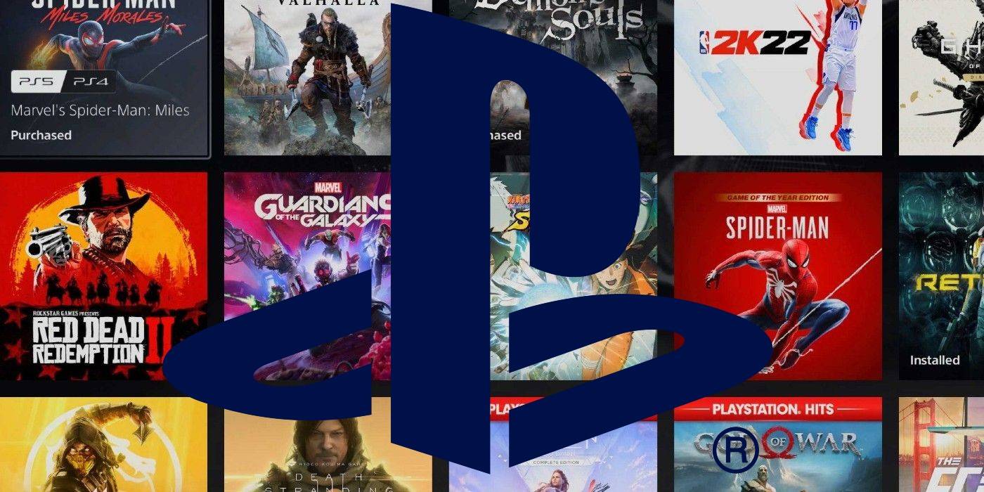 Игры PlayStation за логотипом PlayStation.