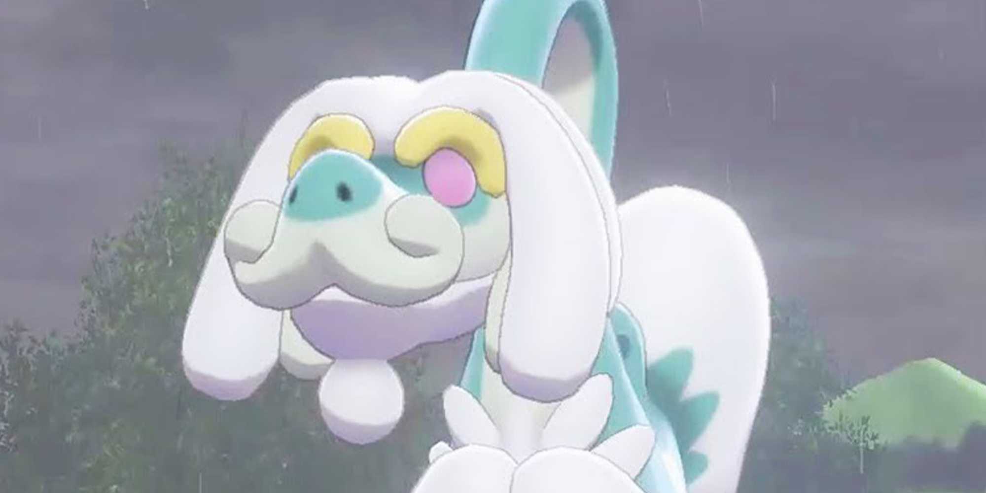 Крупный план Drampa в Pokemon Sword and Shield.