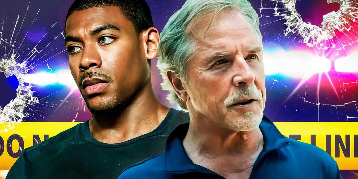 Эйрон Пьер в роли Терри Ричмонда и Джонсон в роли начальника Санди в "Rebel Ridge"