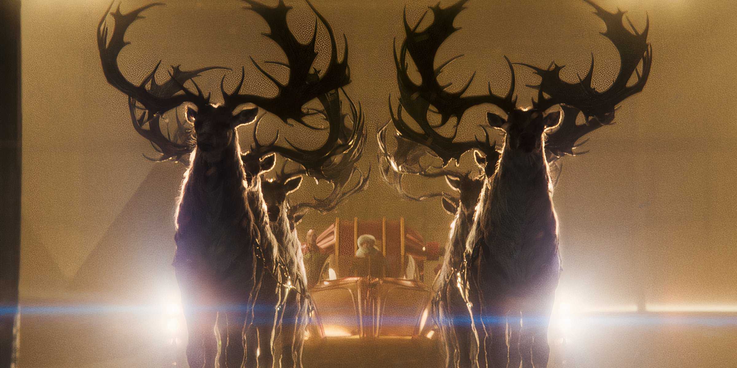 Сани Санты в "Красном Одне"