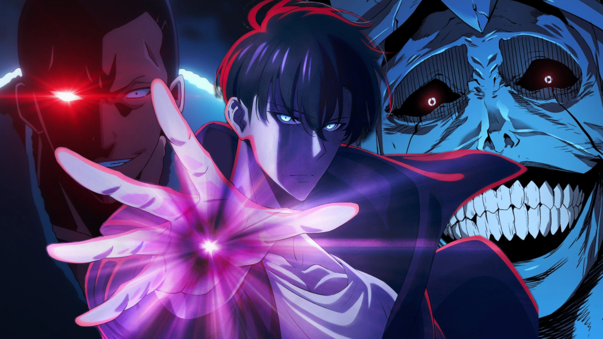 Solo Leveling сезон 3, статуя Джинву, Бог, и Донсу