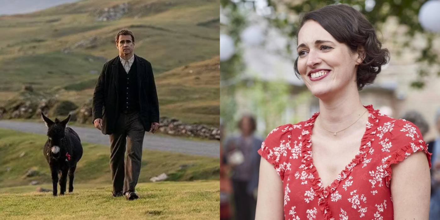 Разделенное изображение "Бэнши из Инишерин" и "Флебэг"