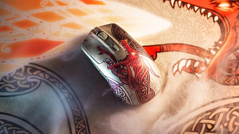 SteelSeries CS2 Dragon Lore Edition — беспроводная игровая мышь с 62% скидкой и ценой ниже $60