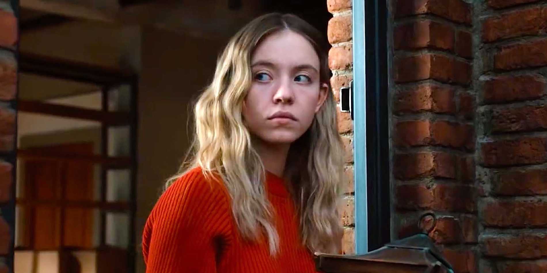 Сайдние Свинье смотрит в окно в фильме "The Voyeurs"