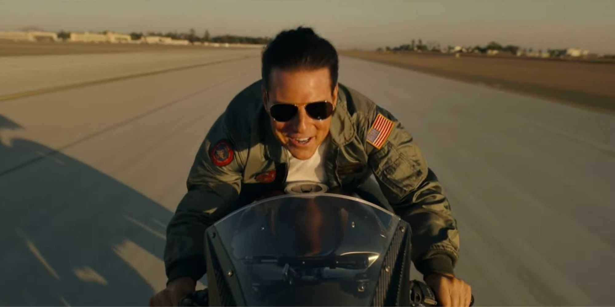Том Круз в роли Мэверика в Top Gun
