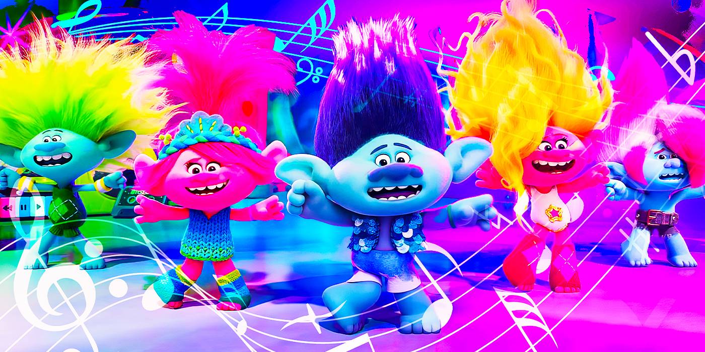Trolls Band Together: пение и музыкальные ноты