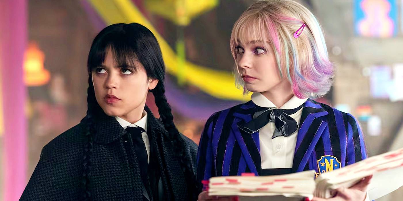 Уэнсдэй и Энид во втором сезоне